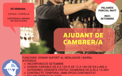 AJUDANT/A DE CAMBRER/A