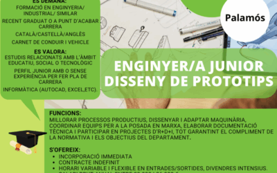 ENGINYER/A JUNIOR DISSENY DE PROTOTIPS