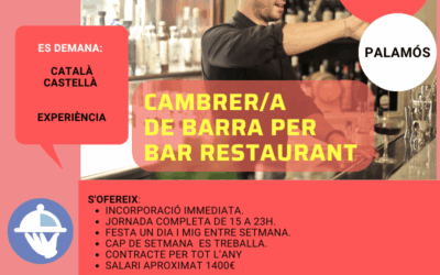 CAMBRER/A DE BARRA
