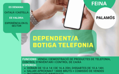 DEPENDENT/A BOTIGA TELEFONIA