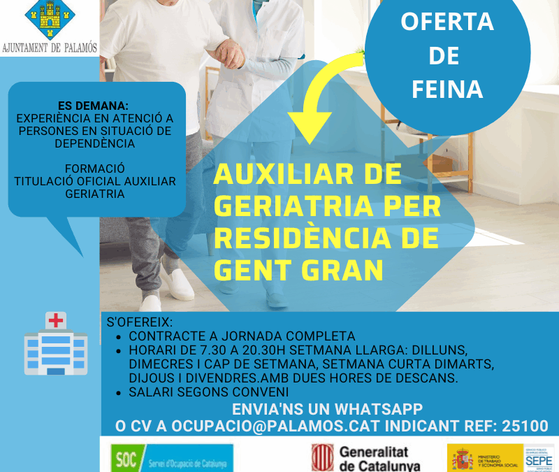 AUXILIAR DE GERIATRIA