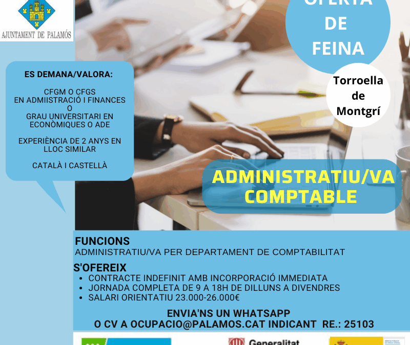 ADMINISTRATIU/VA COMPTABLE