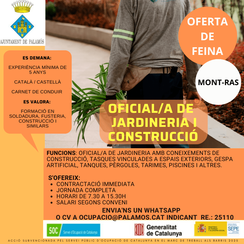 25110_cartell_oferta_Oficial jardineria