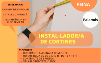 INSTAL·LADOR/A DE CORTINES