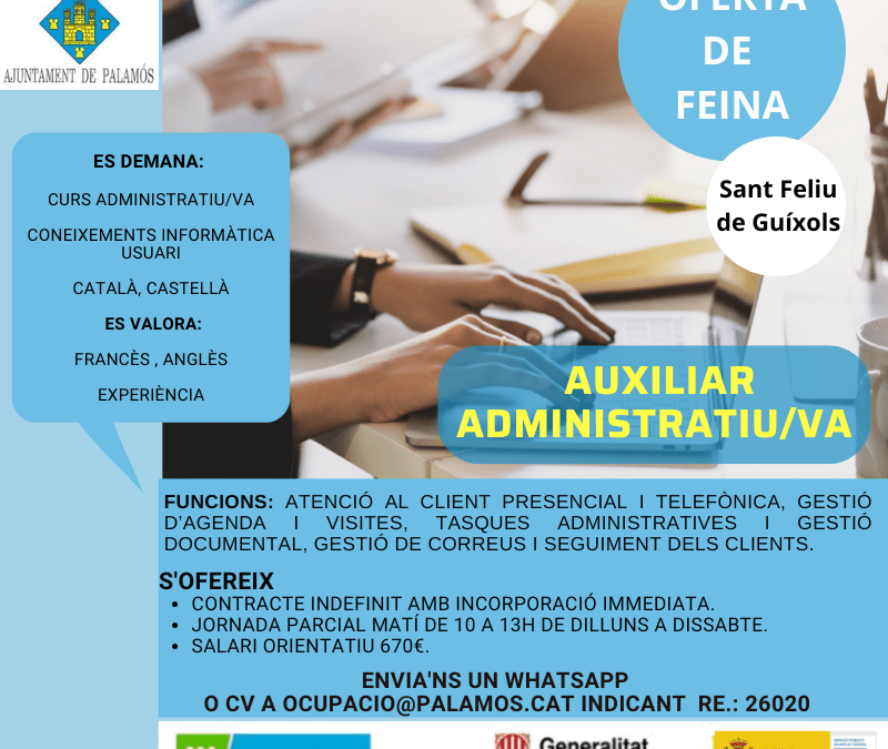 AUXILIAR ADMINISTRATIU/VA