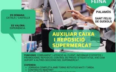 AUXILIAR CAIXA I REPOSICIÓ SUPERMERCAT