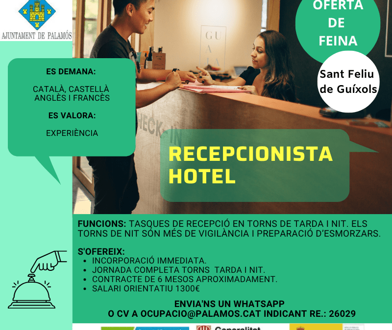 RECEPCIONISTA