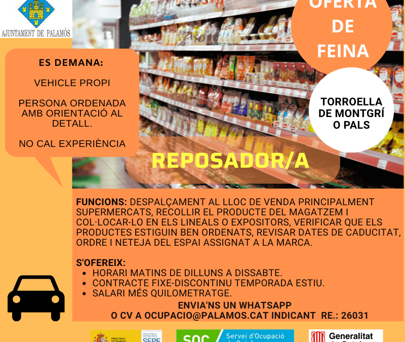 REPOSADOR/A