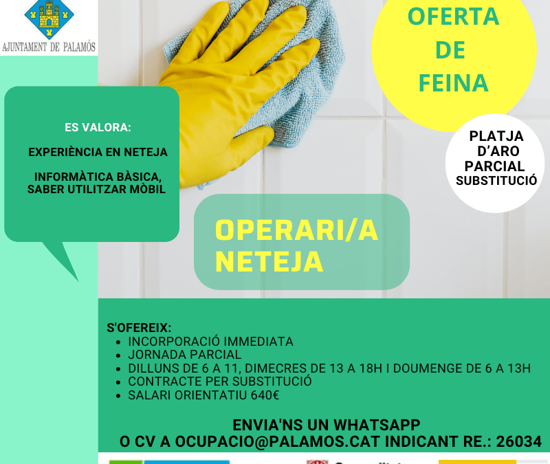 OPERARI/A NETEJA