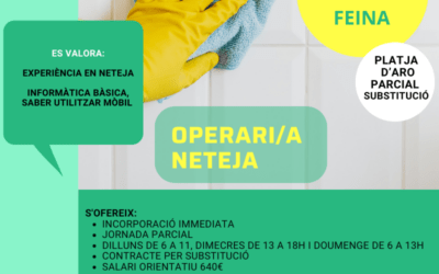 OPERARI/A NETEJA