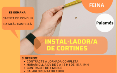 INSTAL·LADOR/A DE CORTINES Ref.26041