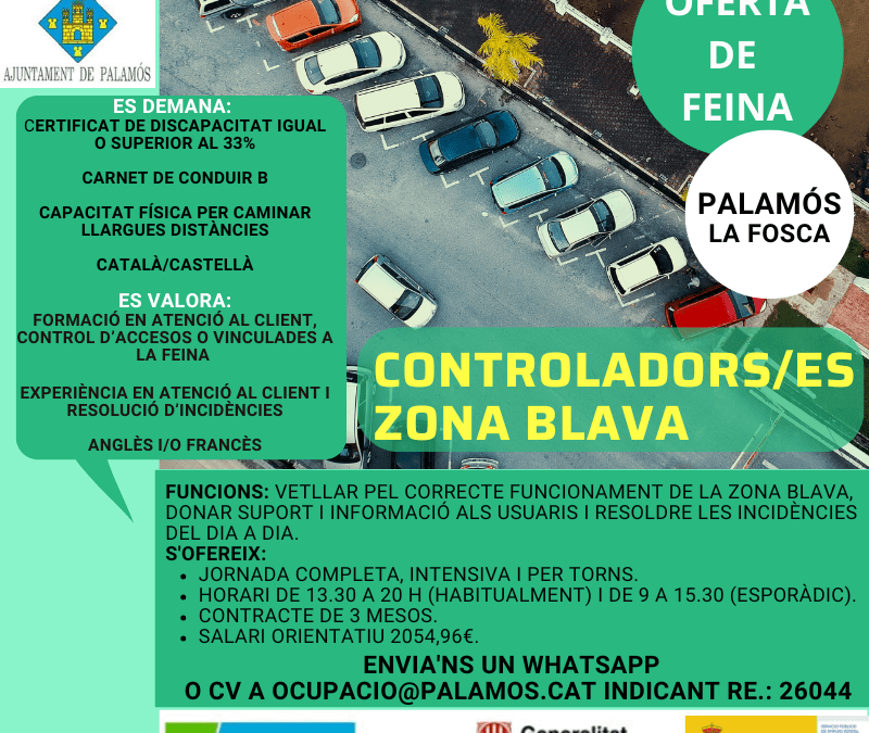 CONTROLADOR/A ZONA BLAVA
