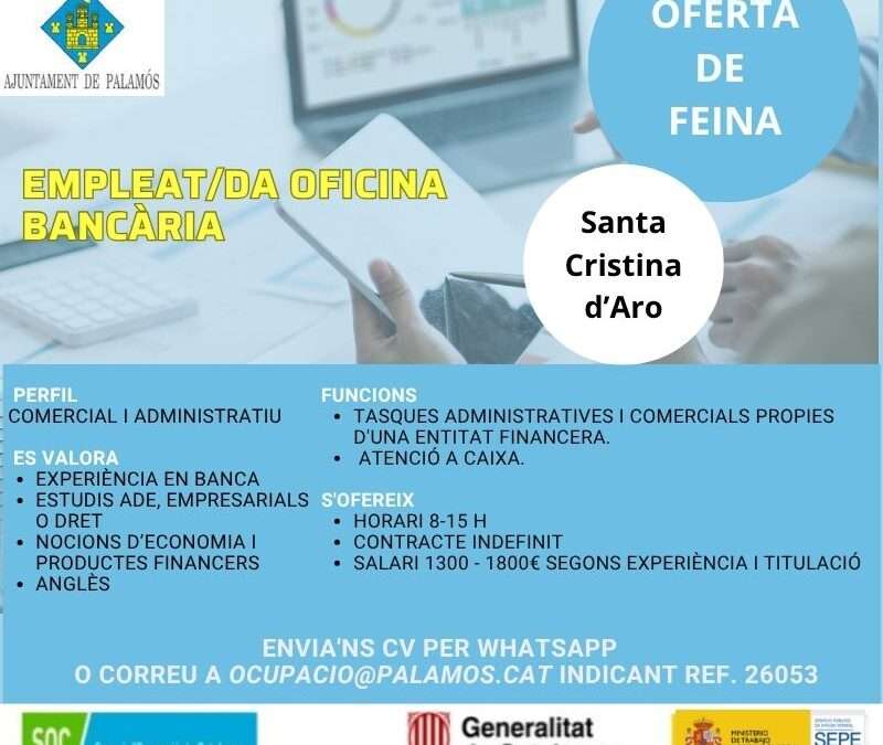 EMPLEAT/DA OFICINA BANCÀRIA