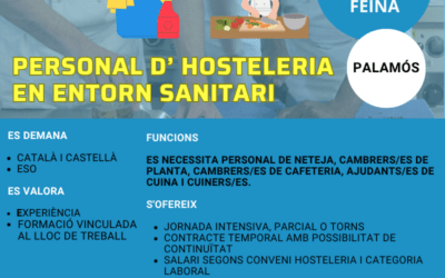PERSONAL HOSTELERIA PER ENTORN SANITARI Ref.26066
