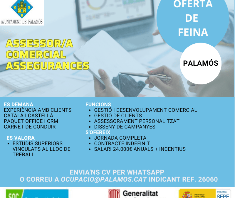 ASSESSOR/A COMERCIAL Ref.26060