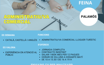ADMINISTRATIU/VA COMERCIAL Ref.26062