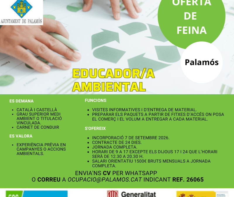 EDUCADOR/A AMBIENTAL Ref.26065