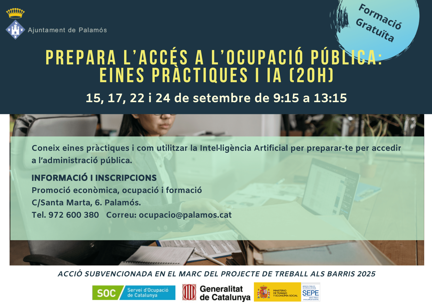 El Consell Comarcal del Baix Empordà obre convocatòria per a mentories per aplicar IA al teu negoci