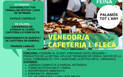 VENEDOR/A CAFETERIA I FLECA