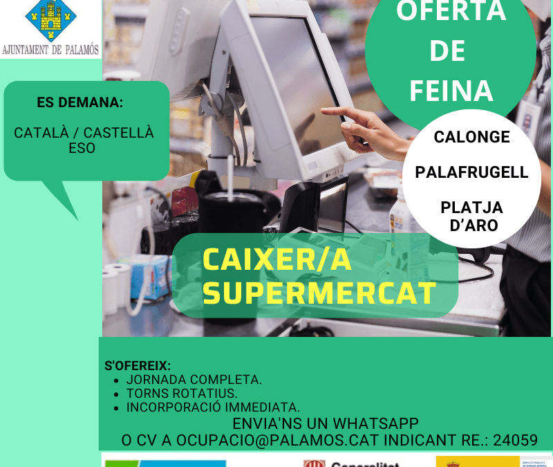 CAIXER/A SUPERMERCAT