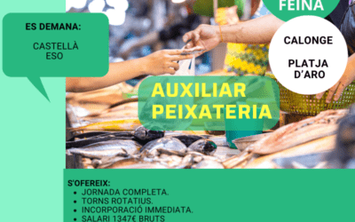 AUXILIAR PEIXATERIA