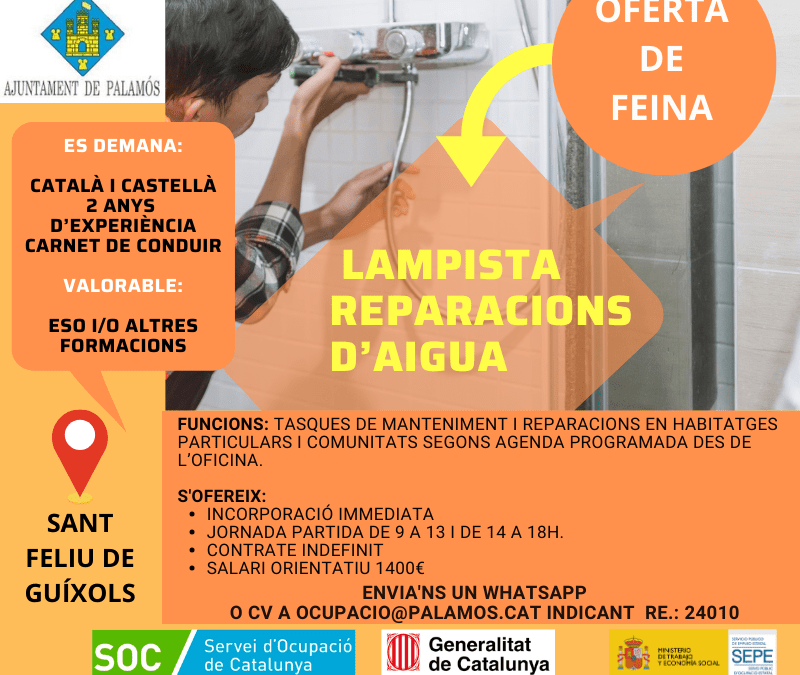 LAMPISTA REPARACIONS D’AIGUA