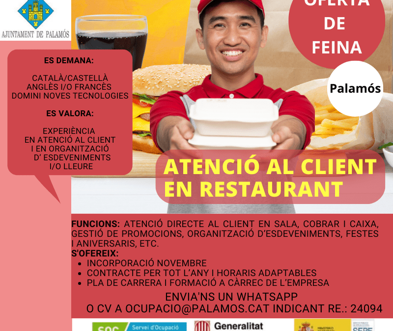 ATENCIÓ AL CLIENT EN RESTAURANT