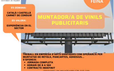 MUNTADOR/A DE VINILS