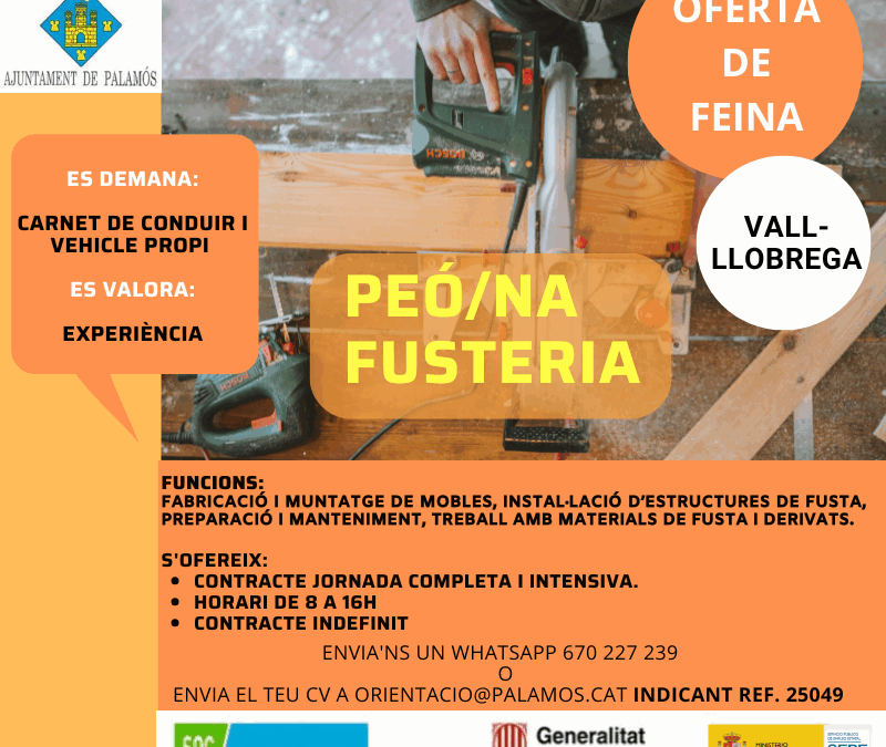 PEÓ/NA FUSTERIA