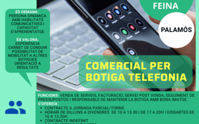 COMERCIAL PER BOTIGA DE TELEFONIA MÒBIL