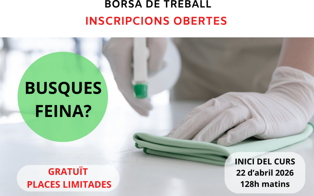 Curs de neteja en entorn sociosanitari