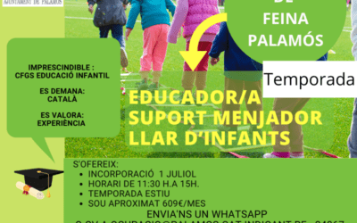 EDUCADOR/A LLAR INFANTS (Estiu)