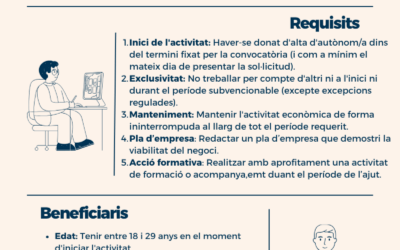 Ajuts per a l’autoocupació de persones joves 2026