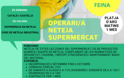 OPERARI/A NETEJA