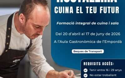 Cuina el teu Futur! Formació dirigida a joves de 16 a 29 anys.