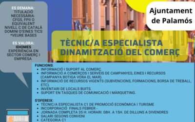 TÈCNIC/A ESPECIALISTA DINAMITZACIÓ DEL COMERÇ