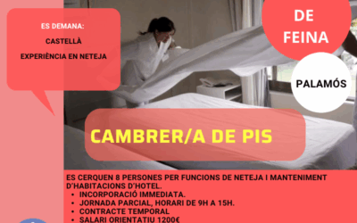 8 CAMBRERS/ES DE PIS