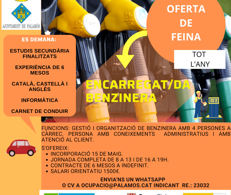 RESPONSABLE BENZINERA