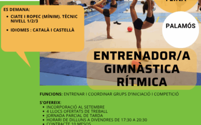 4 ENTRENADORS/ES DE GIMNÀSTICA RÍTMICA