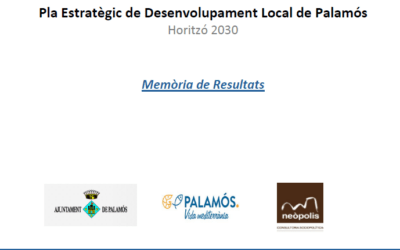 Pla estratègic desenvolupament local – Memòria de resultats