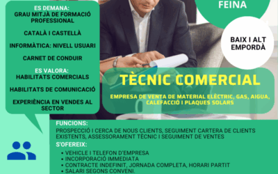 TÈCNIC/A COMERCIAL