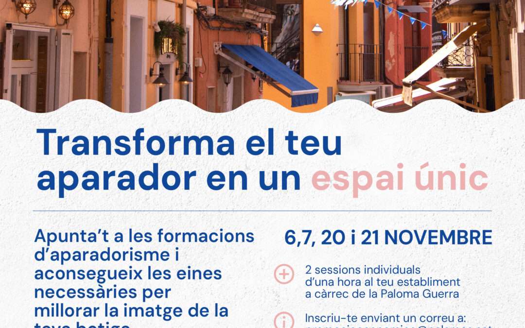 Transforma el teu aparador en un espai únic. Taller d’aparadorisme comercial